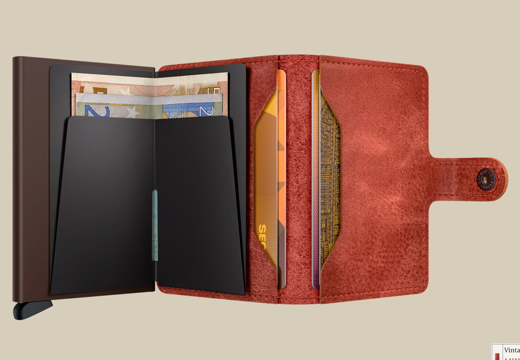 Secrid Miniwallet - Vintage Orange
