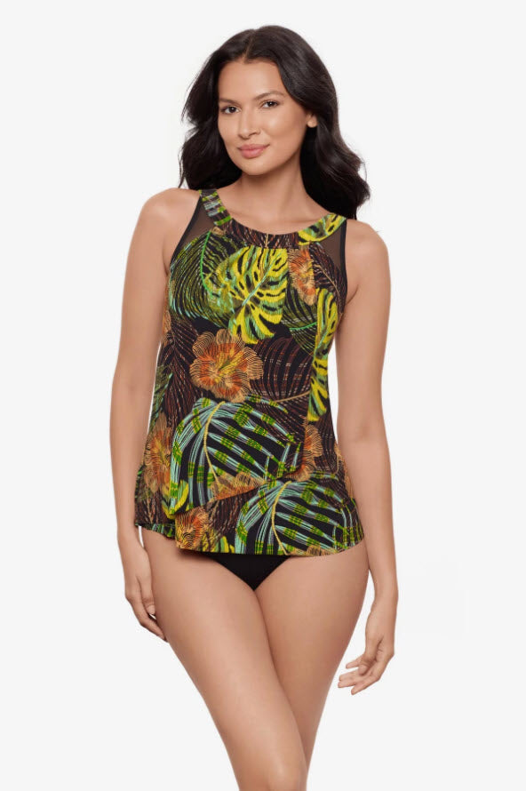 MIRACLESUIT SUNSET ISLET URSULA TANKINI TOP