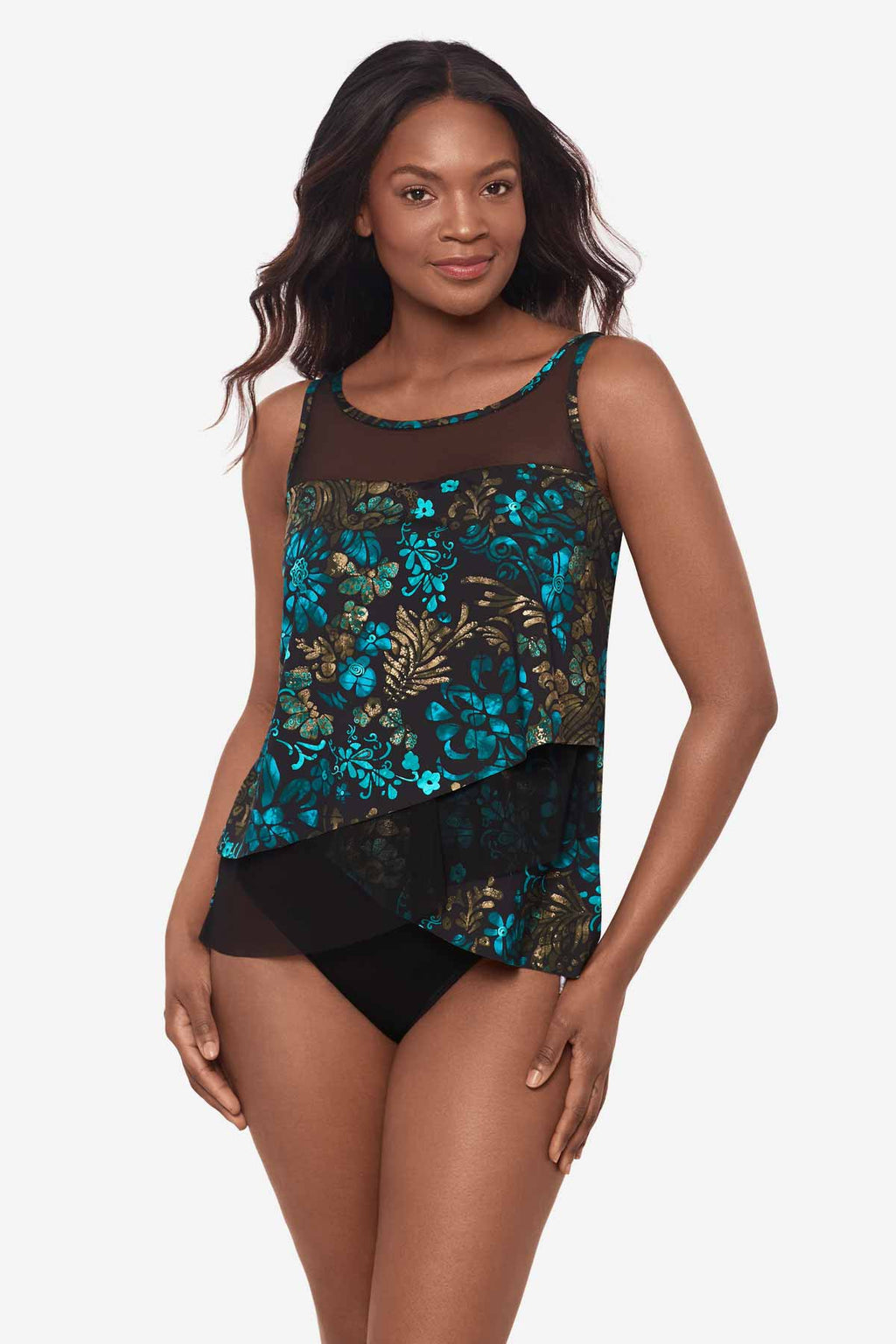 MIRACLESUIT FLOR DE MARE TANKINI DD-CUP
