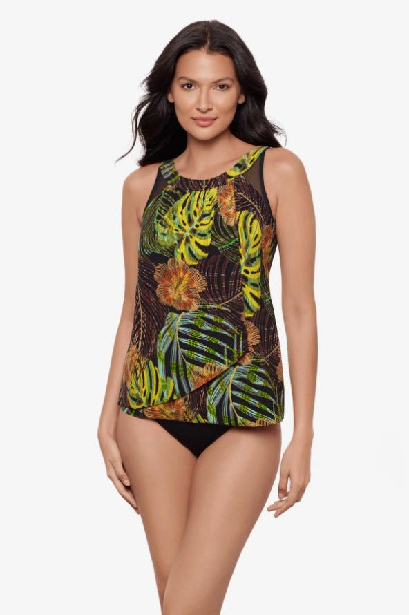 MIRACLESUIT SUNSET ISLET URSULA TANKINI TOP