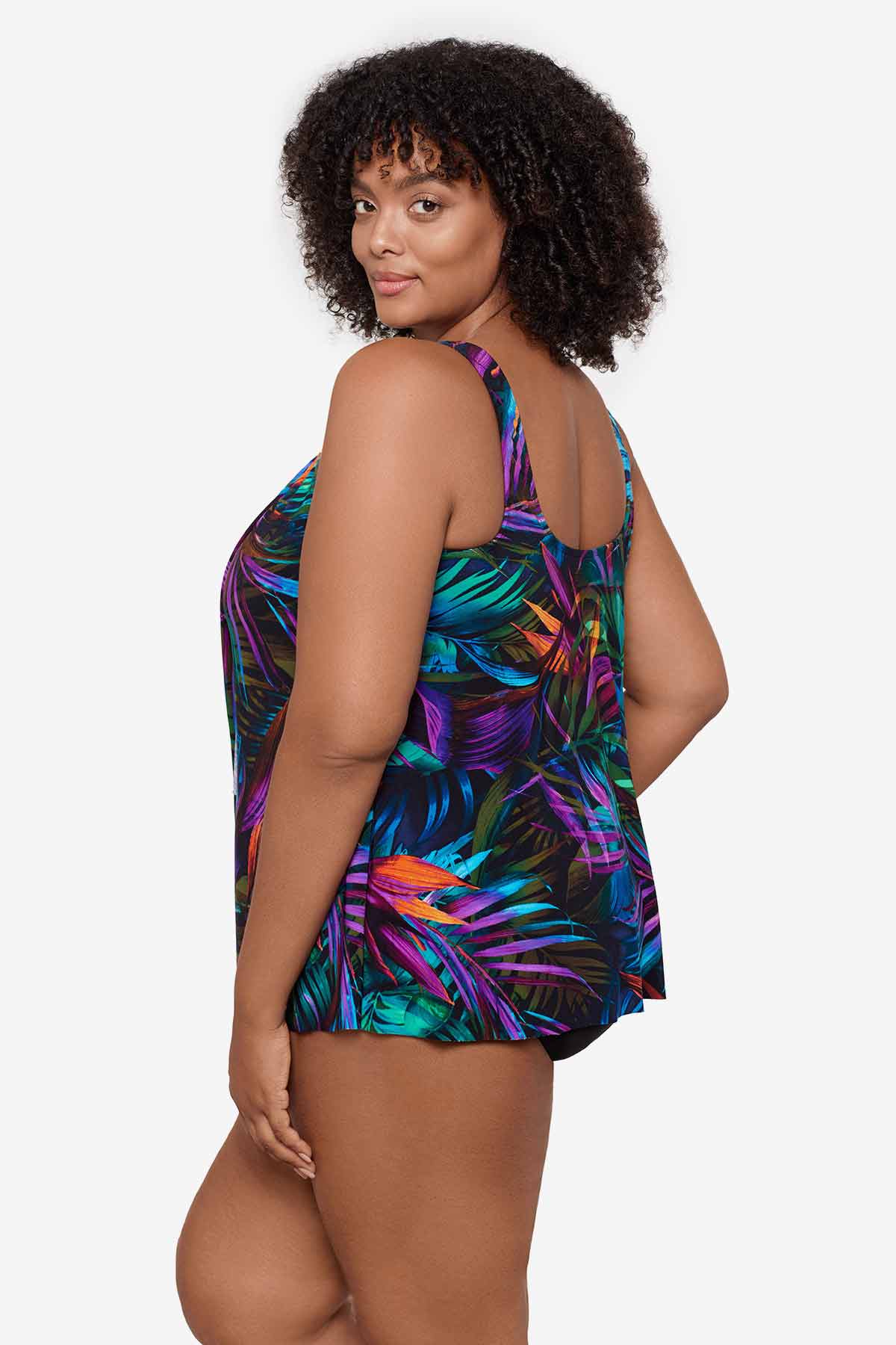 MIRICLESUIT PALMA PARADISO URSULA TANKINI TOP - FULL FIGURE