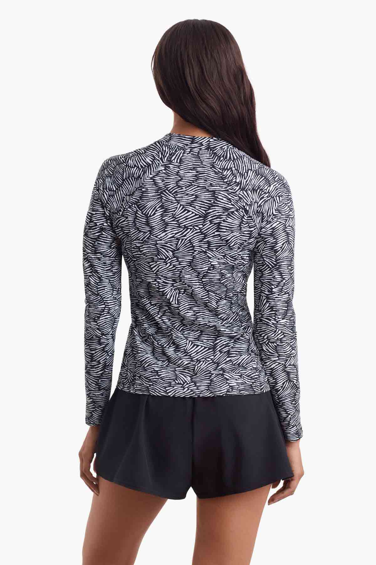 SHAPE SOLVER SUN SHIRT LONG SLEEVE UPF 50+ SUN PROTECTION