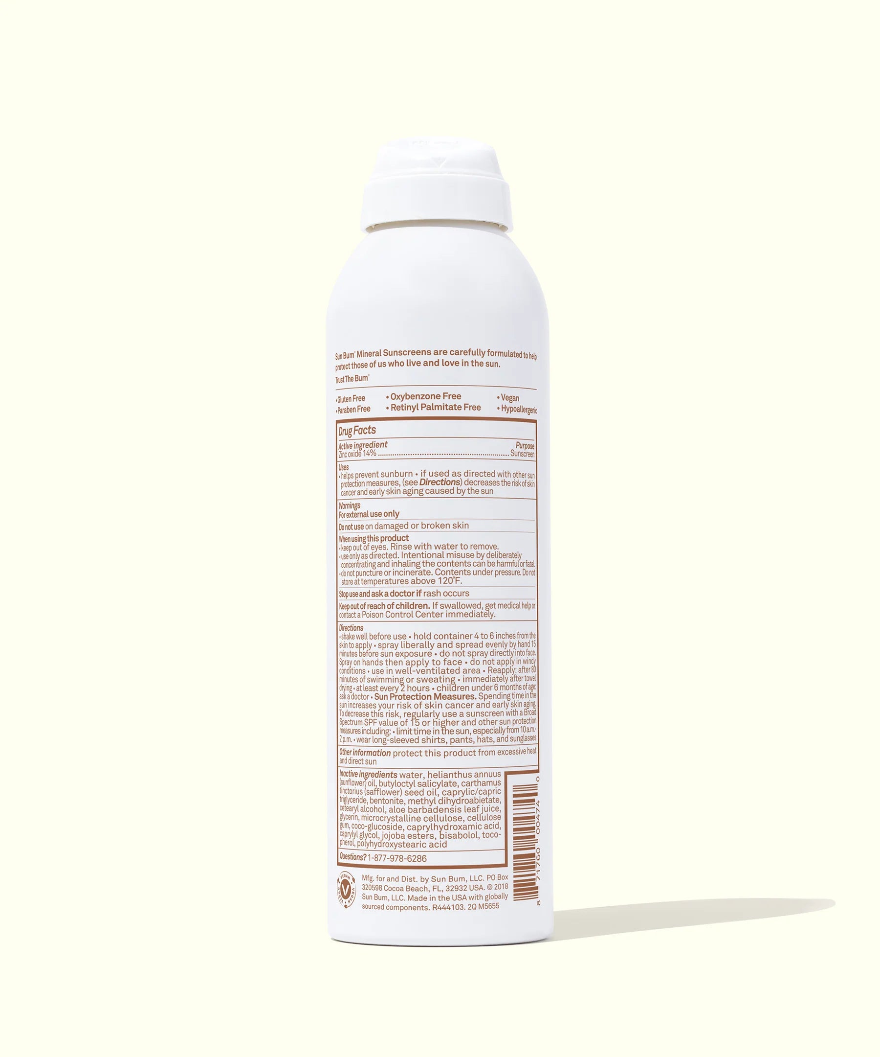 SUN BUM Mineral SPF 30 Sunscreen Spray
