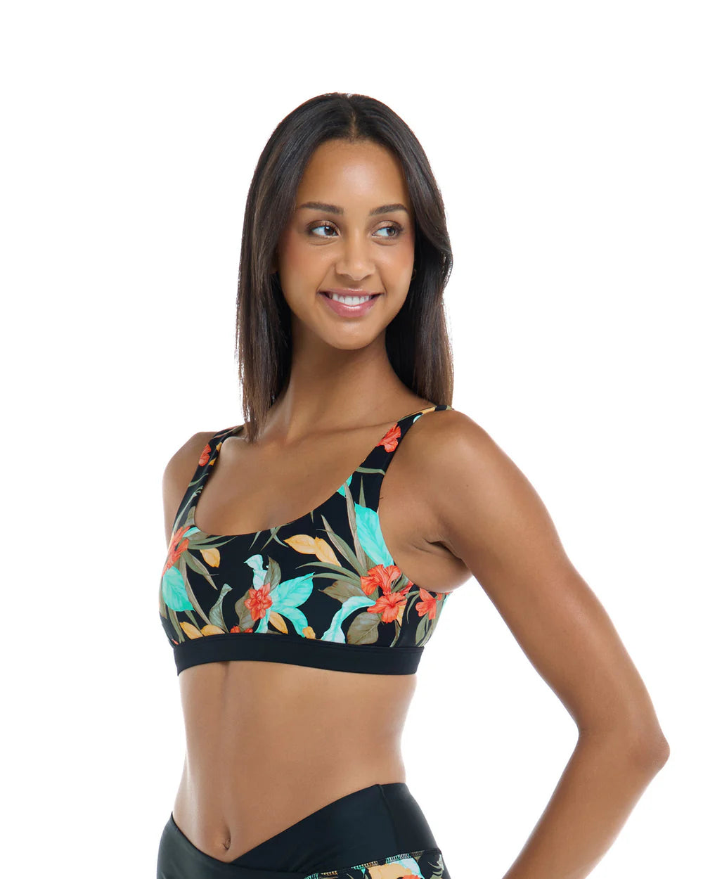 Body Glove Hamoa Star Cross-Over Sports Bra