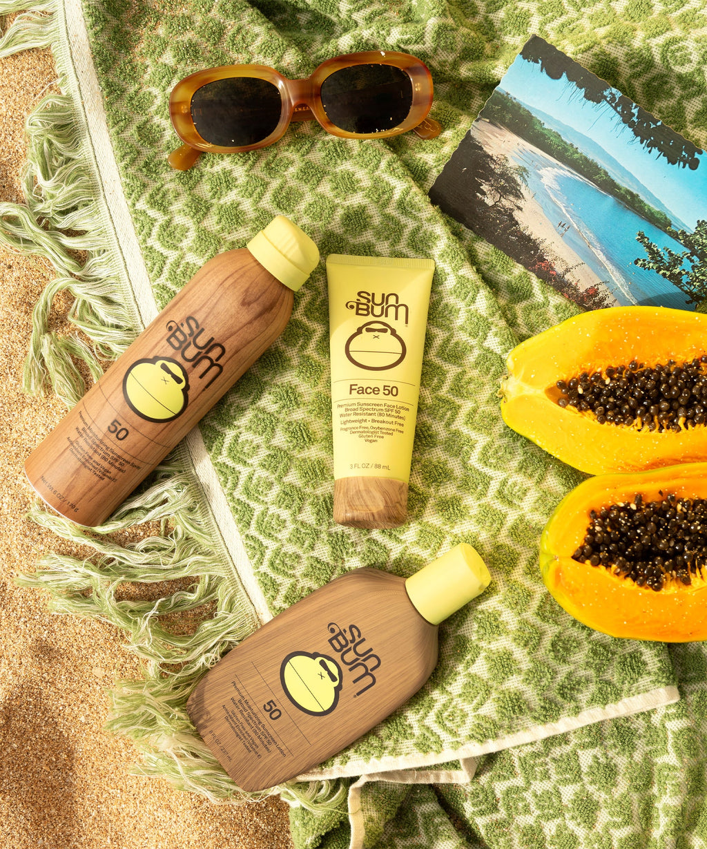 SUN BUM Original SPF 50 Sunscreen Face Lotion