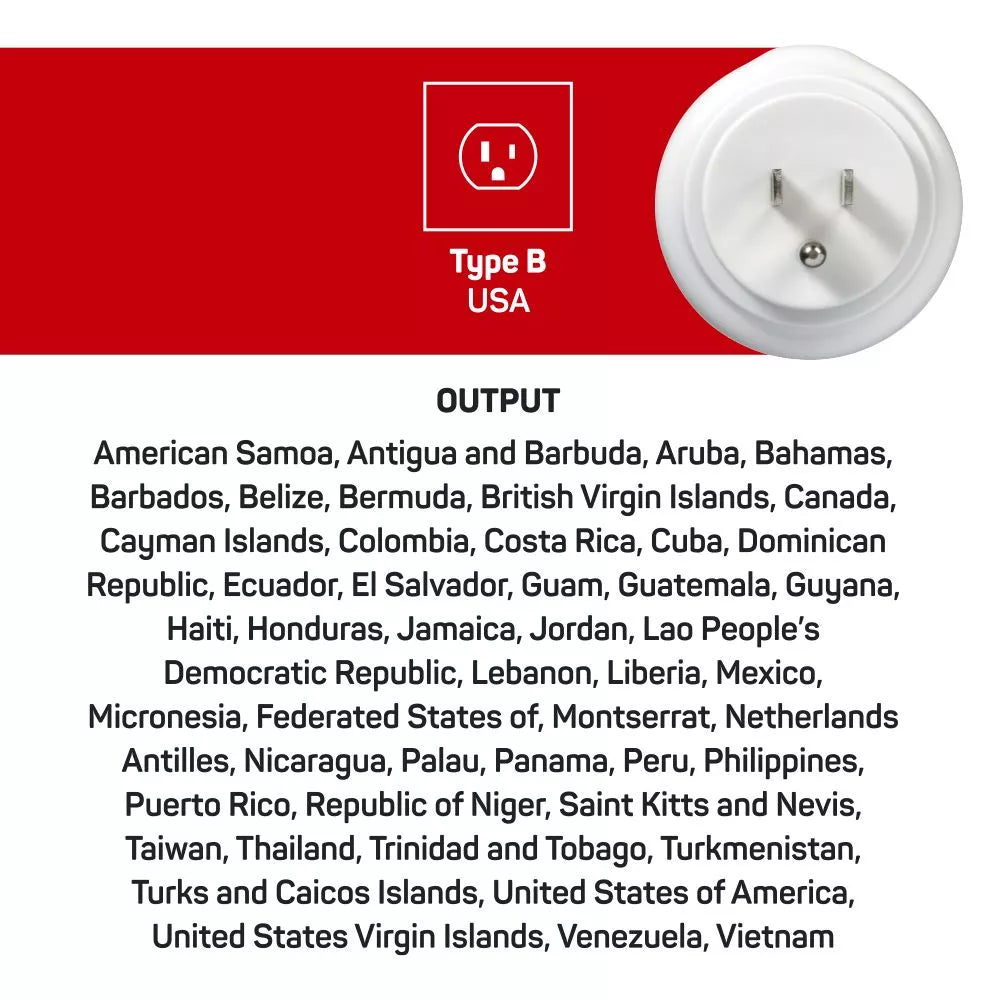 Design Go UK to North America Adapter