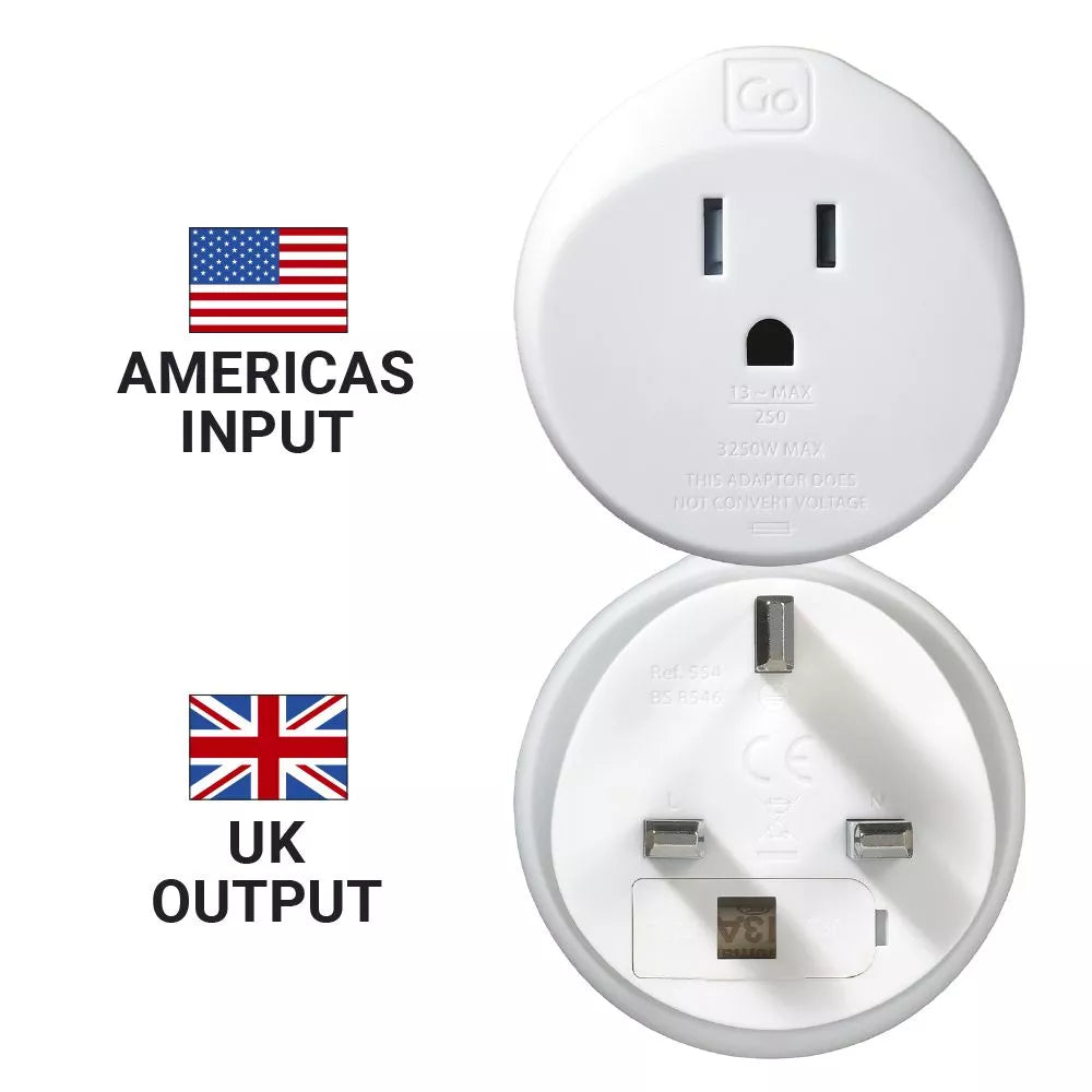 Design Go North America to UK Adapter