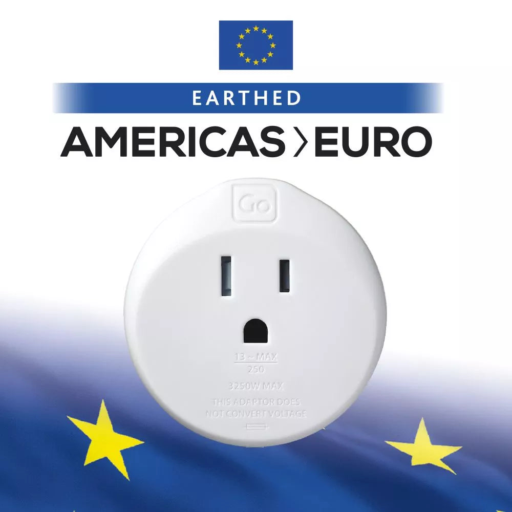Design Go North America to Europe Adapter