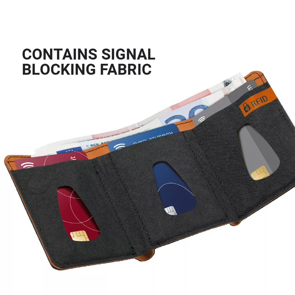 Design Go RFID Tri-Fold Wallet