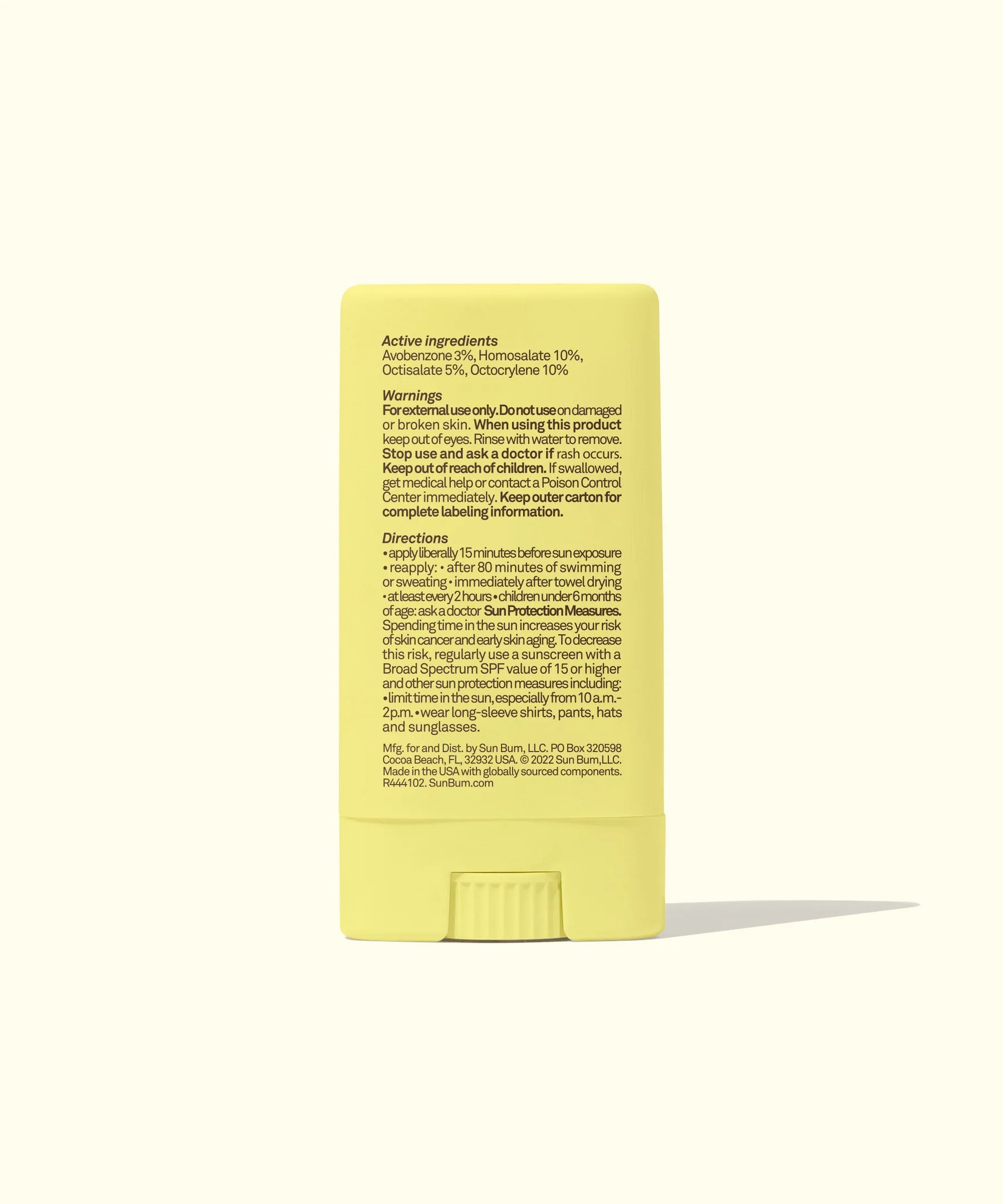 SUN BUM Kids SPF 50 Clear Sunscreen Face Stick