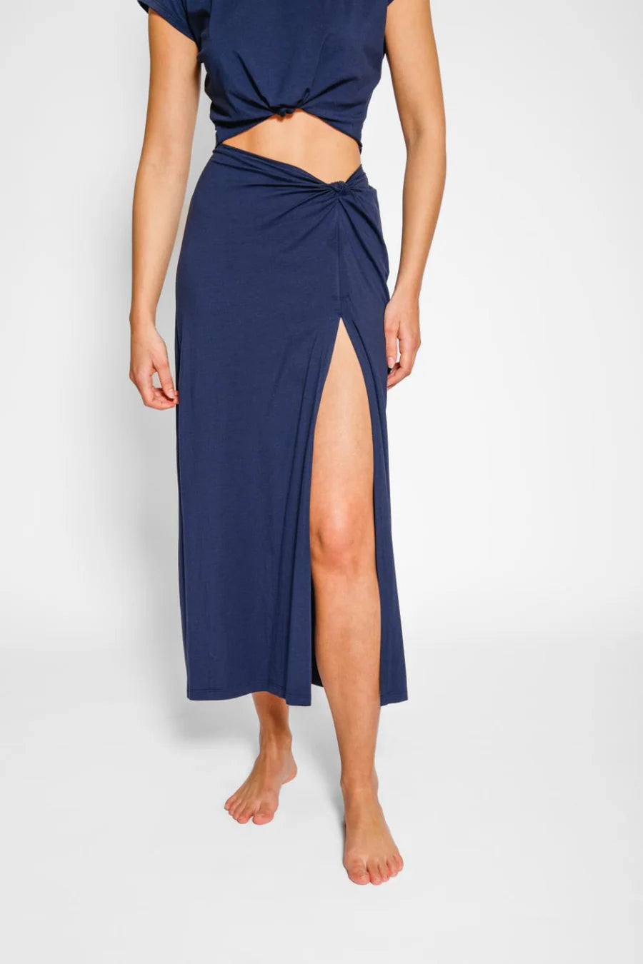 Koy Resort Laguna Knotted Skirt Navy