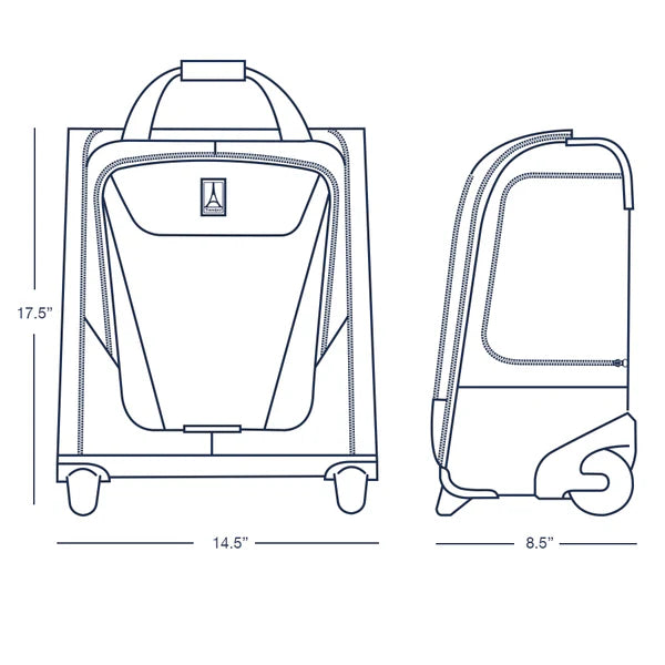 TRAVELPRO MAXLITE 5 CARRY-ON ROLLING UNDERSEAT BAG