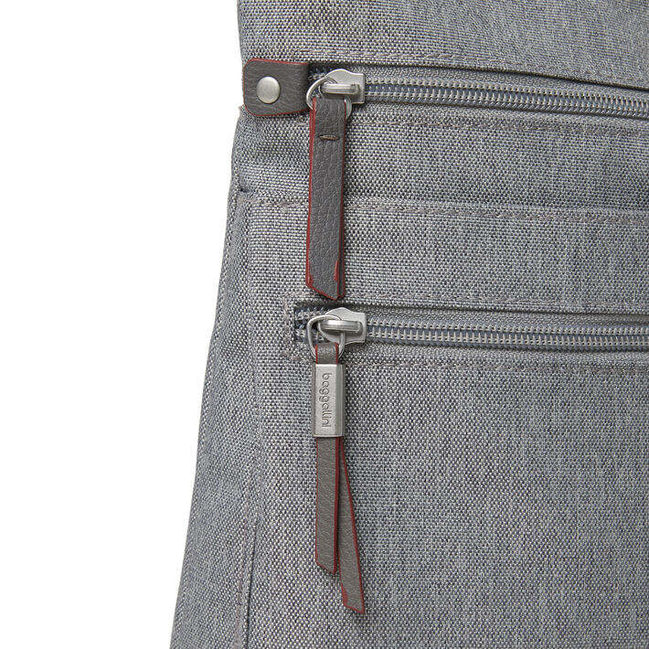 Baggallini On Track Zip Crossbody With RFID Phone Wristlet
