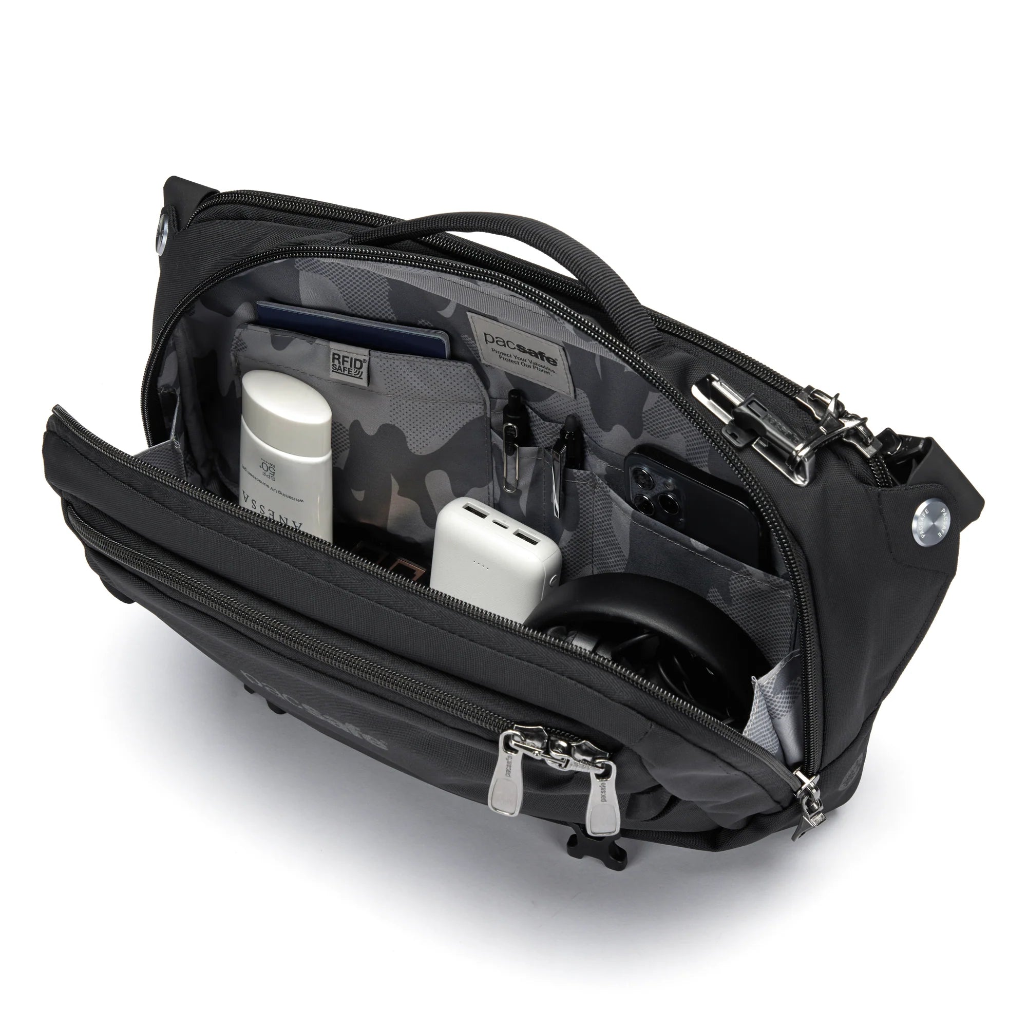 PACSAFE® EXP 12" ANTI THEFT SLING CROSSBODY