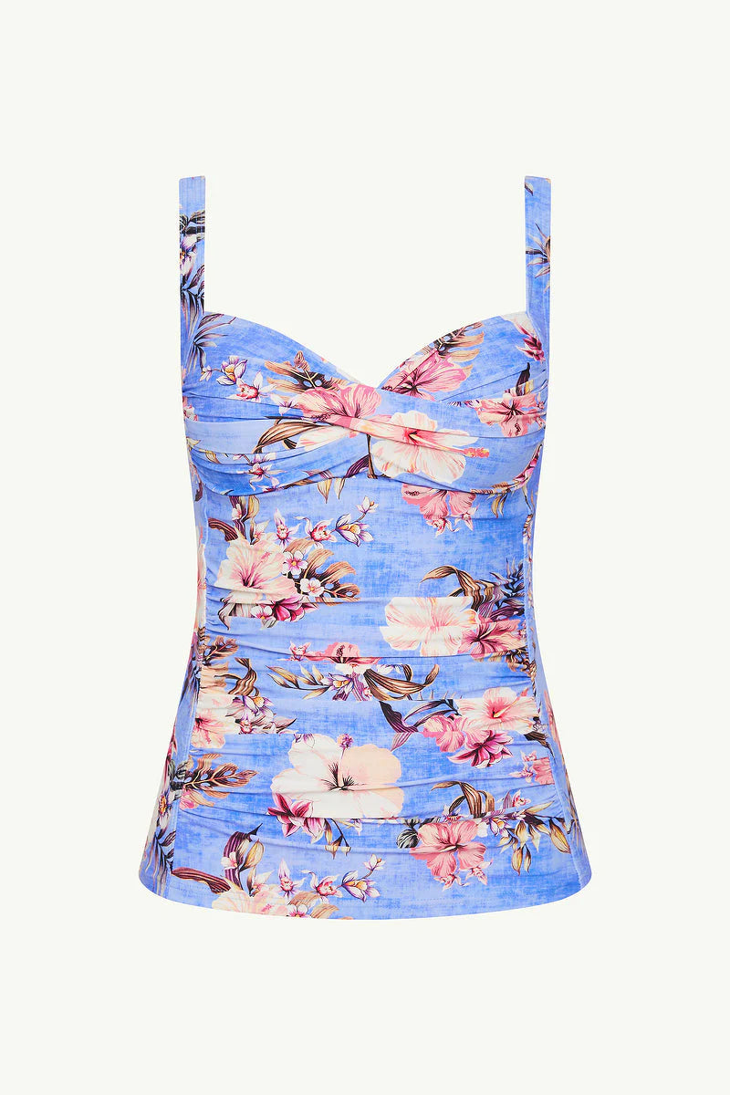 SEA LEVEL AUSTRALIA Blue Hawaii Twist Front Tankini