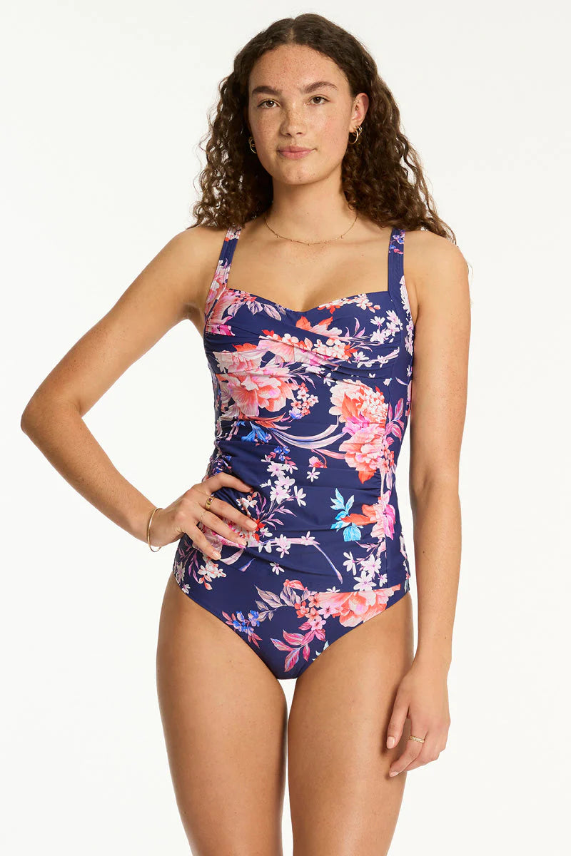 SEA LEVEL AUSTRALIA Indochine Twist Front Tankini