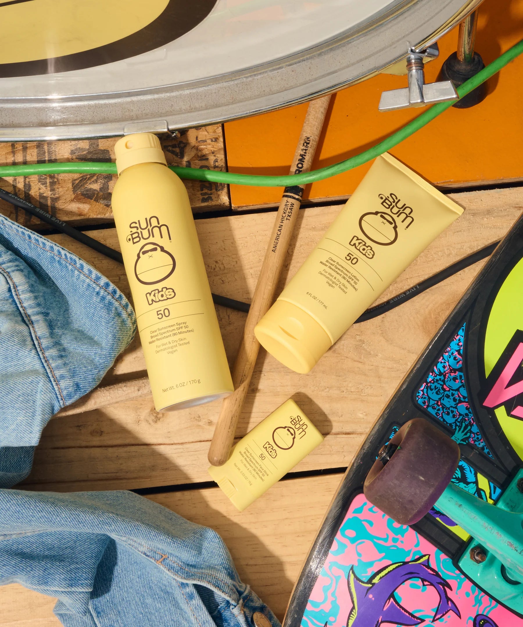 SUN BUM Kids SPF 50 Clear Sunscreen Lotion