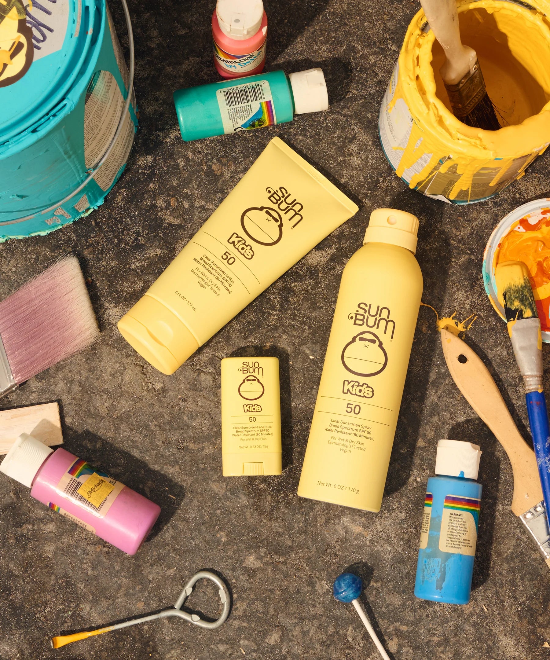 SUN BUM Kids SPF 50 Clear Sunscreen Spray