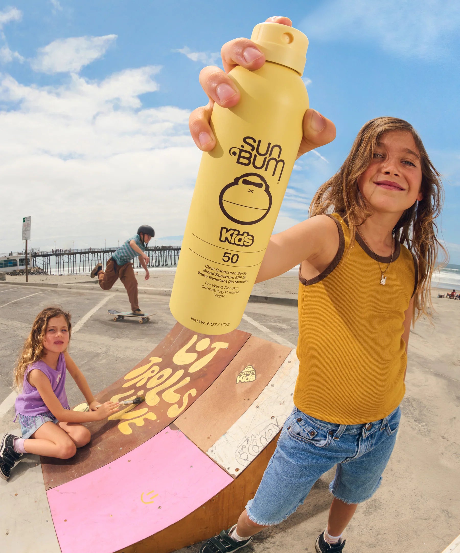 SUN BUM Kids SPF 50 Clear Sunscreen Spray