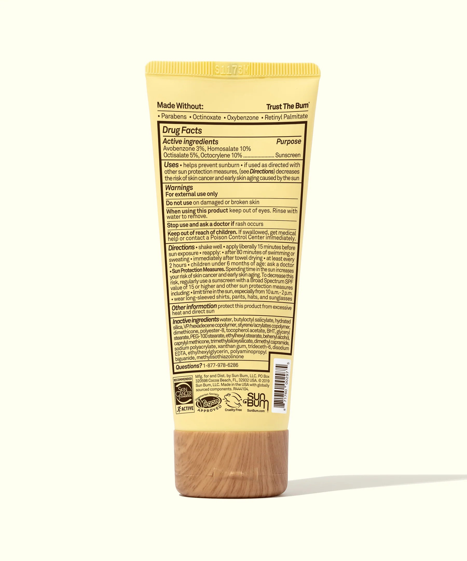 SUN BUM Original SPF 50 Sunscreen Face Lotion