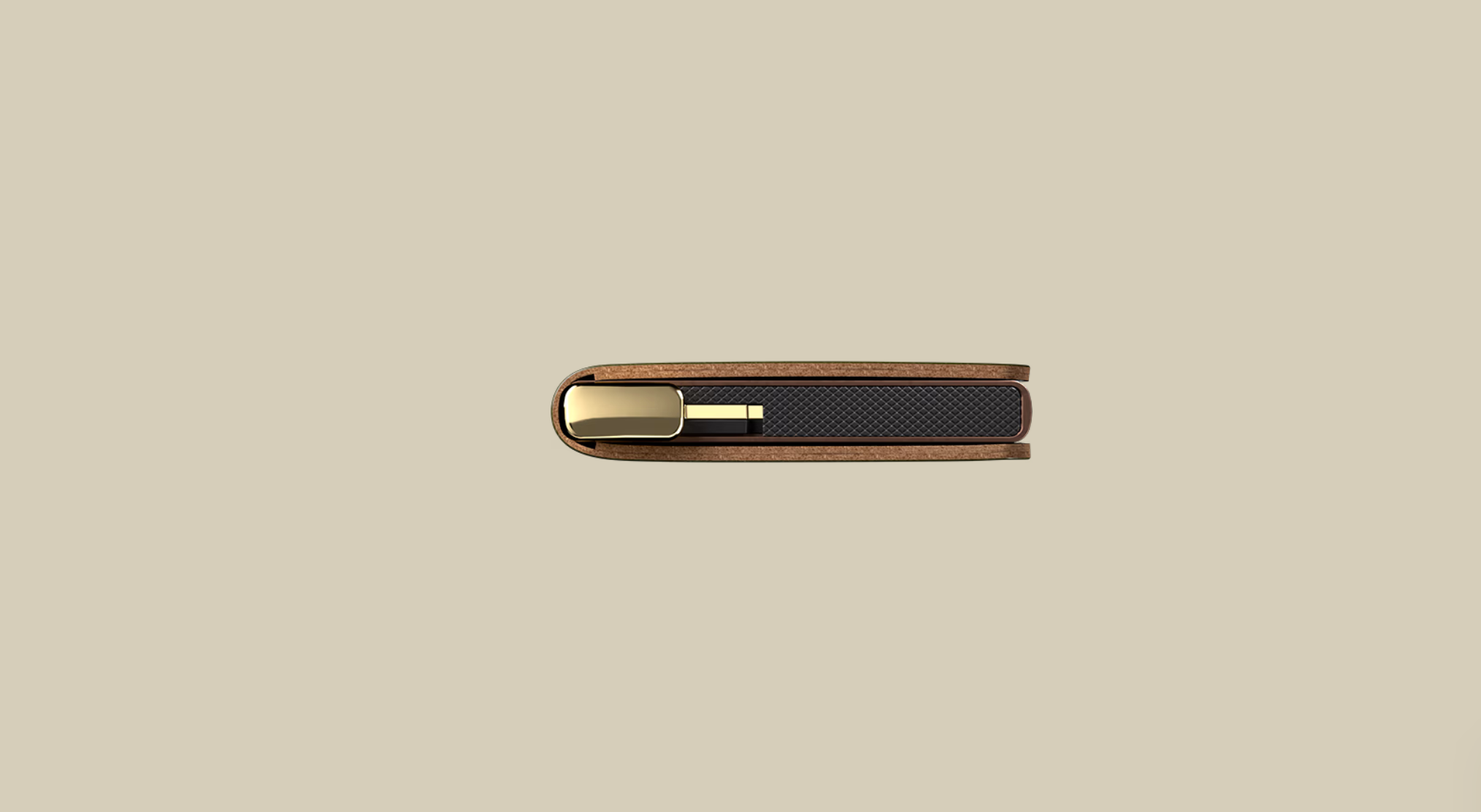 SECRID TWIN WALLET - VINTAGE CHOCOLATE