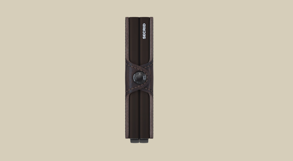 SECRID TWIN WALLET - VINTAGE CHOCOLATE