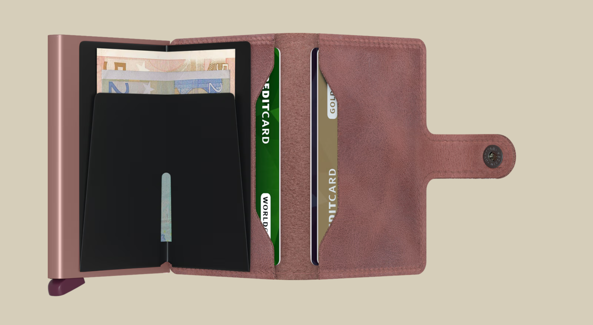SECRID MINI WALLET - VINTAGE MAUVE