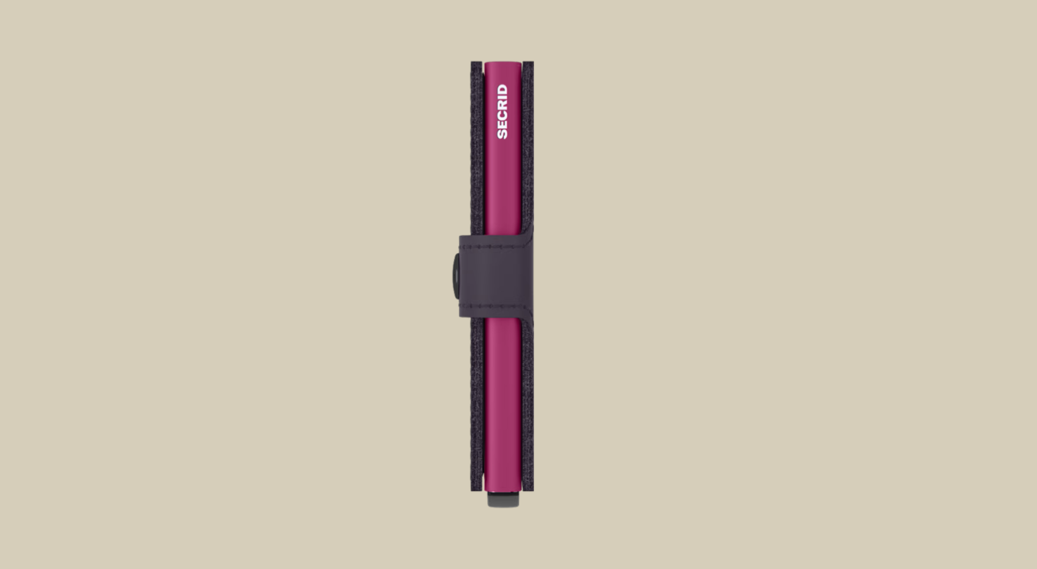 SECRID MINI WALLET - MATTE DARK PURPLE FUSHIA