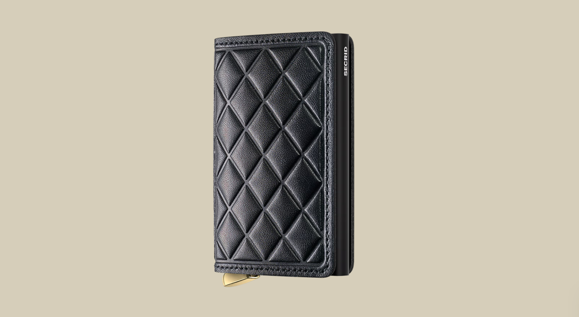 SECRID SLIM WALLET - EMBOSS DIAMOND BLACK