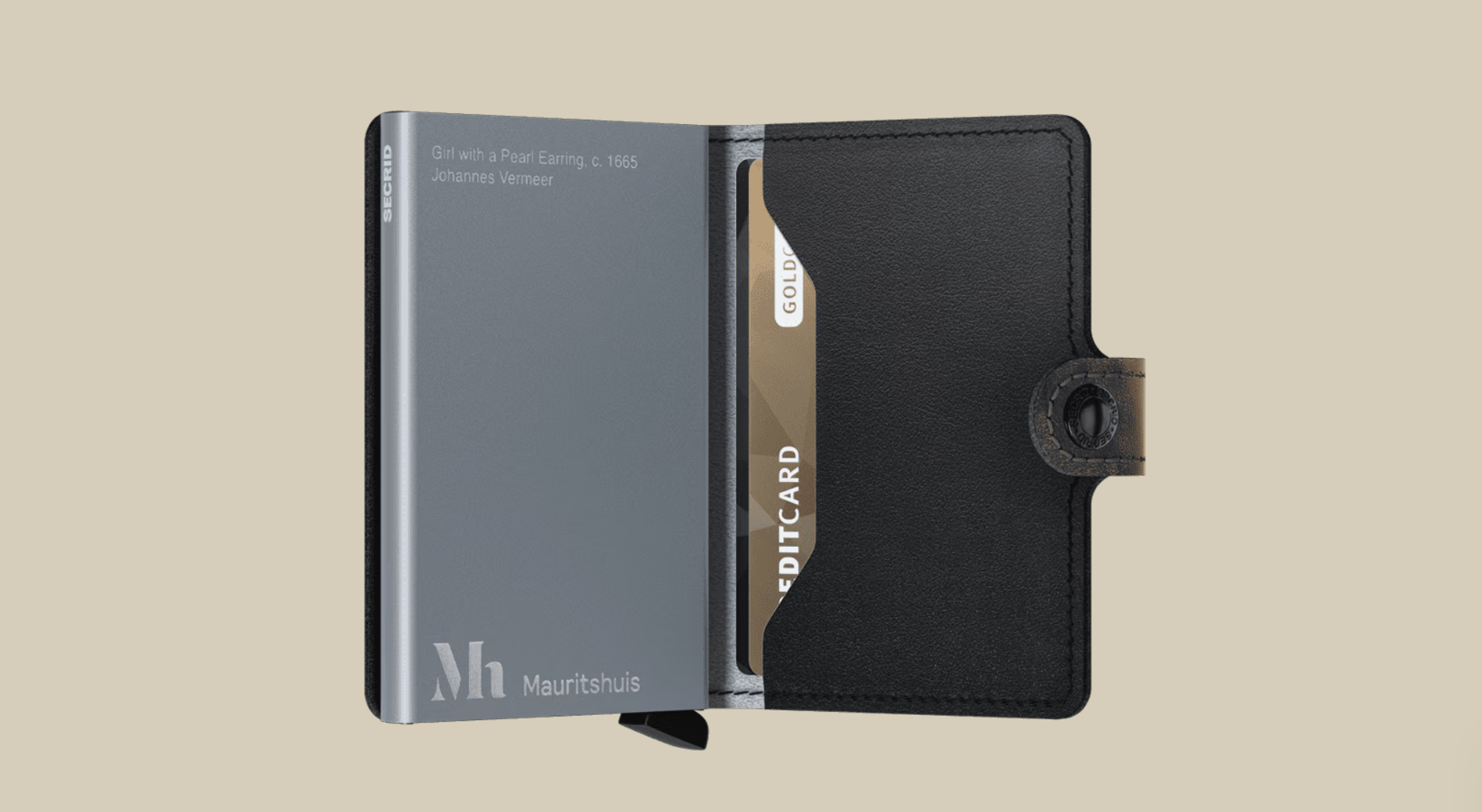 SECRID MINI WALLET - ART PEARL EARRING
