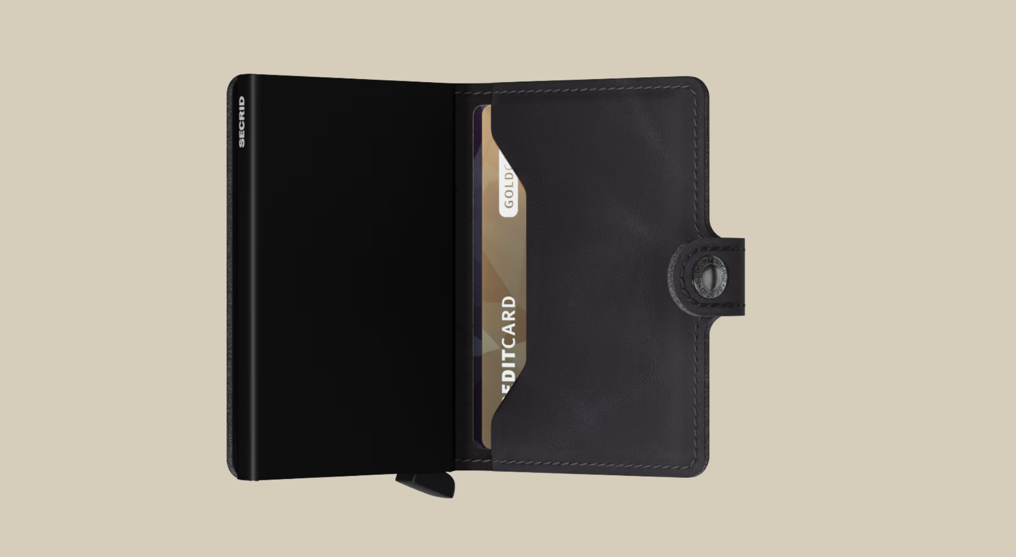 SECRID MINI WALLET - VINTAGE BLACK