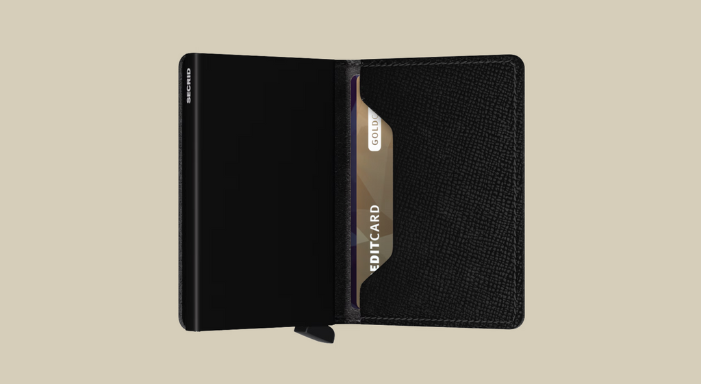 SECRID SLIM WALLET - CRISPLE BLACK