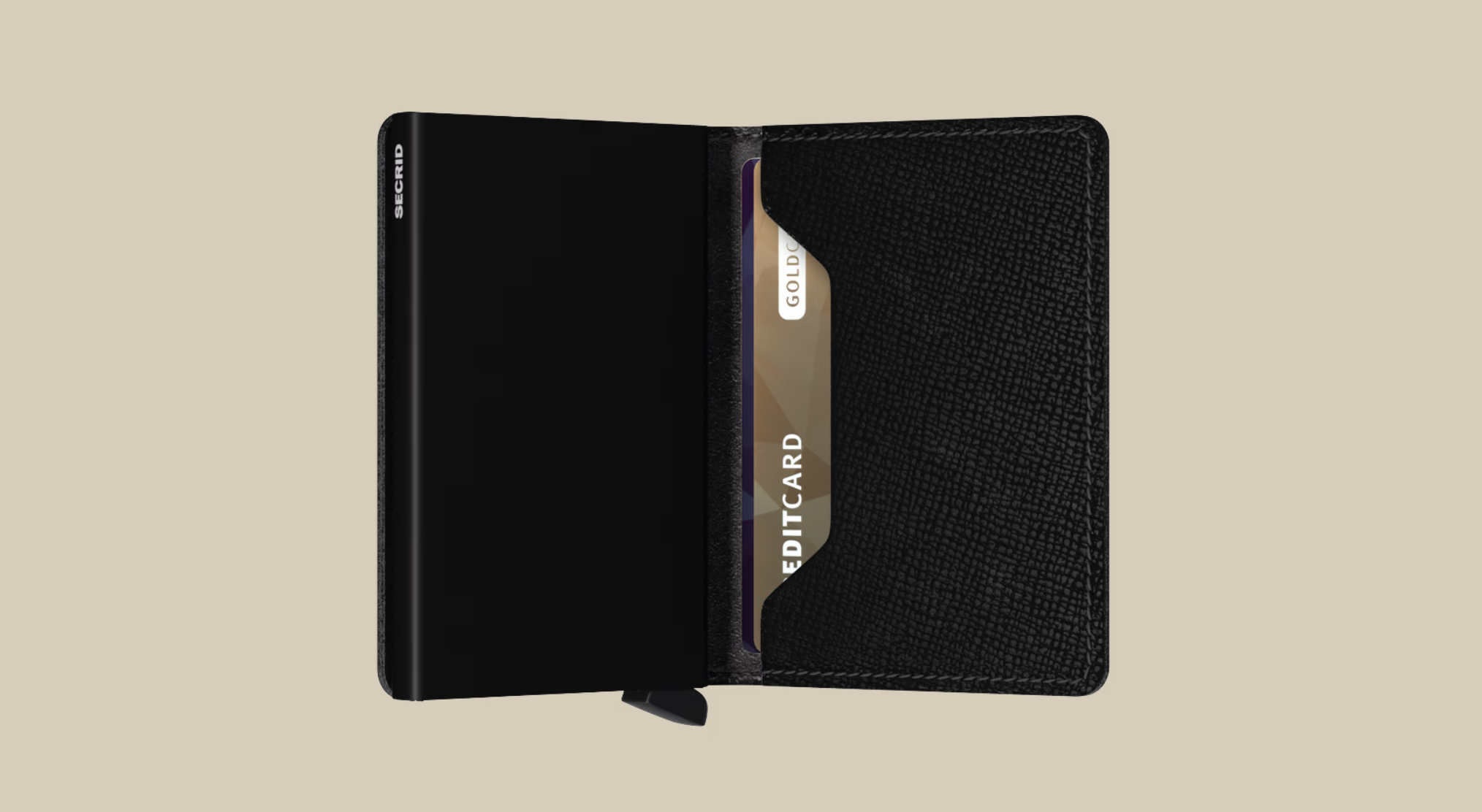 SECRID SLIM WALLET - CRISPLE BLACK