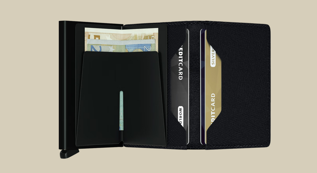 SECRID SLIM WALLET - CRISPLE BLACK