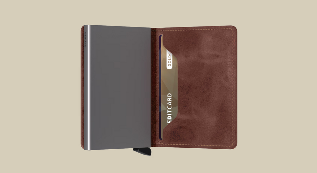 SECRID SLIM WALLET - VINTAGE BROWN