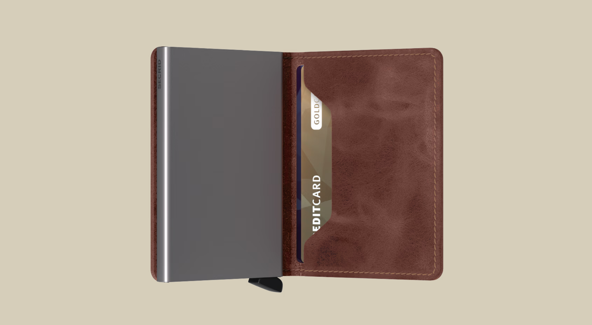 SECRID SLIM WALLET - VINTAGE BROWN