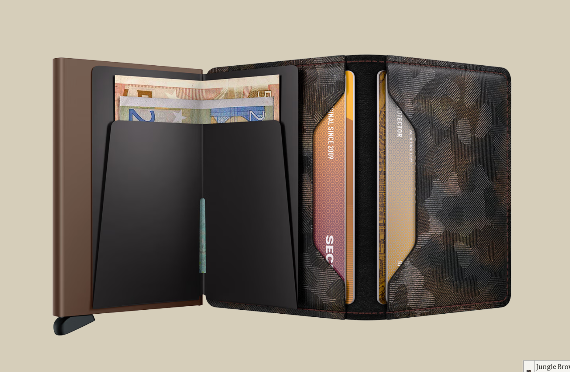Secrid Slimwallet - Jungle Brown