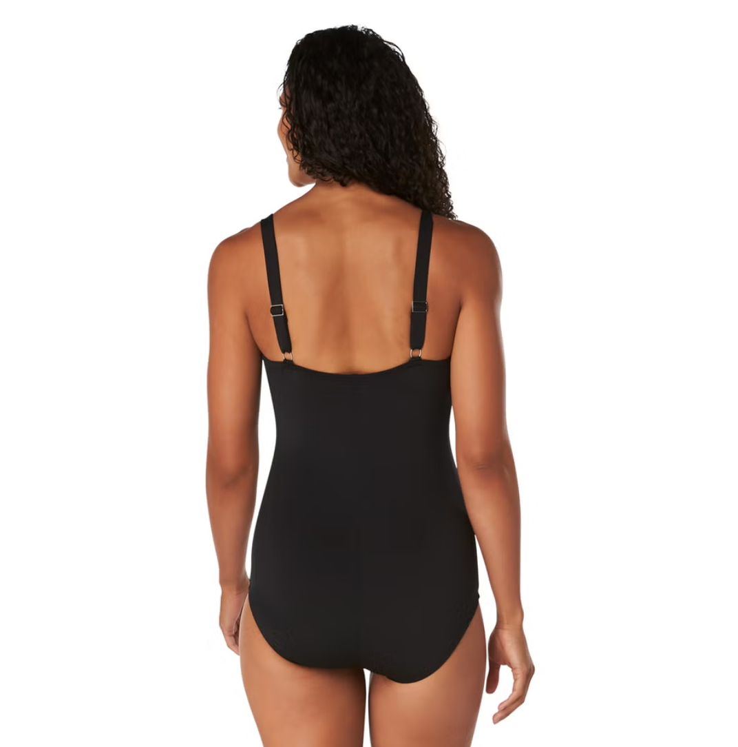 Speedo Women's Adjustable Shirred One Piece