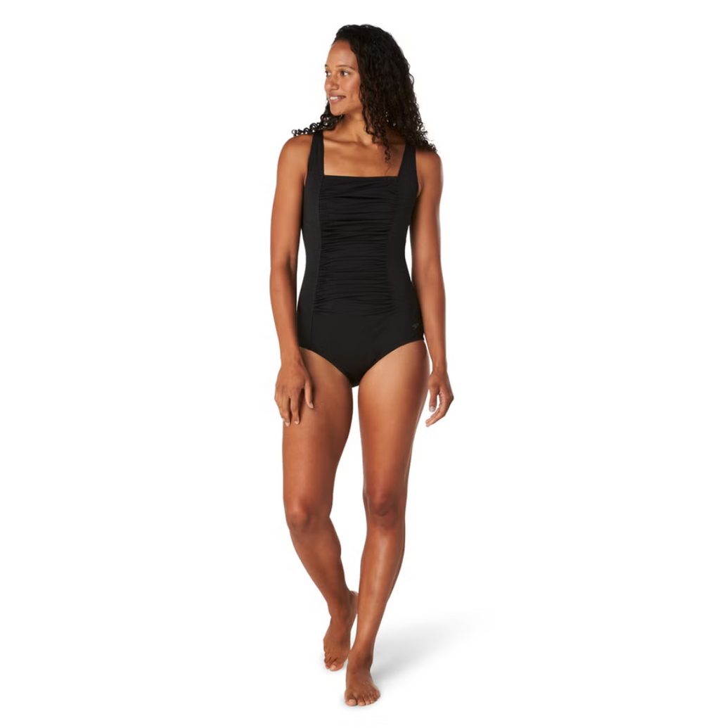 Speedo Women's Adjustable Shirred One Piece