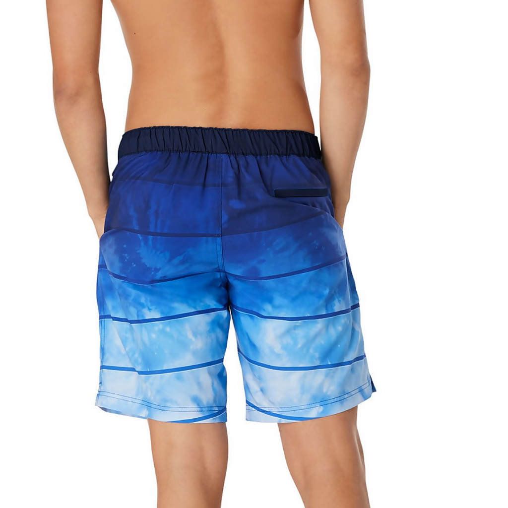 Speedo Men's Strake Tie Dye Bondi Basin Boardshort 20" Blue