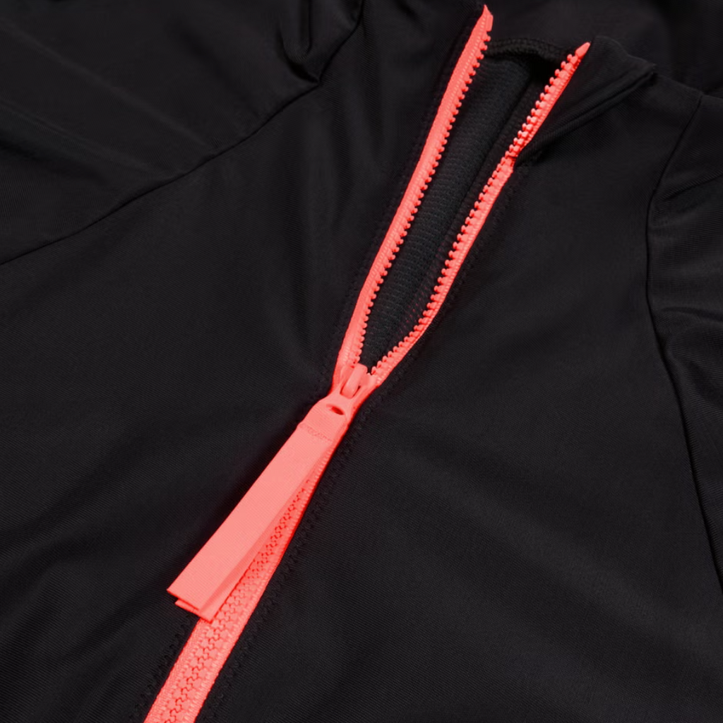 Speedo Women's Long Sleeve Zip One Piece Black