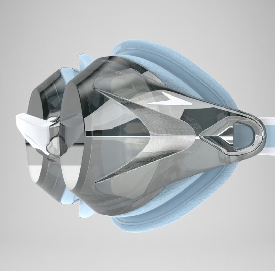 Speedo Womens Vanquisher 3.0 Mirror Goggles Blue/Grey