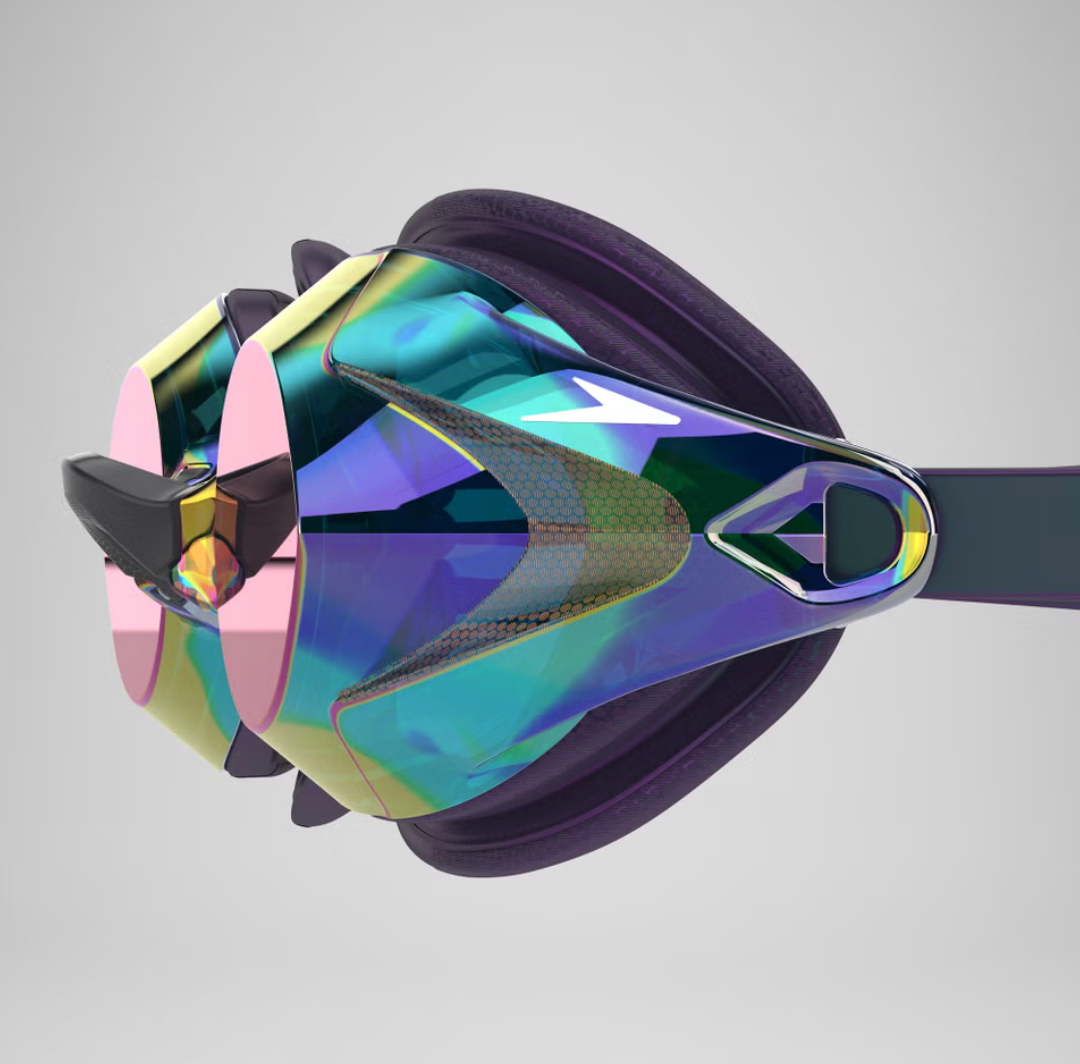 Speedo Women's Vanquisher 3.0 Mirror Goggles Purple/Black