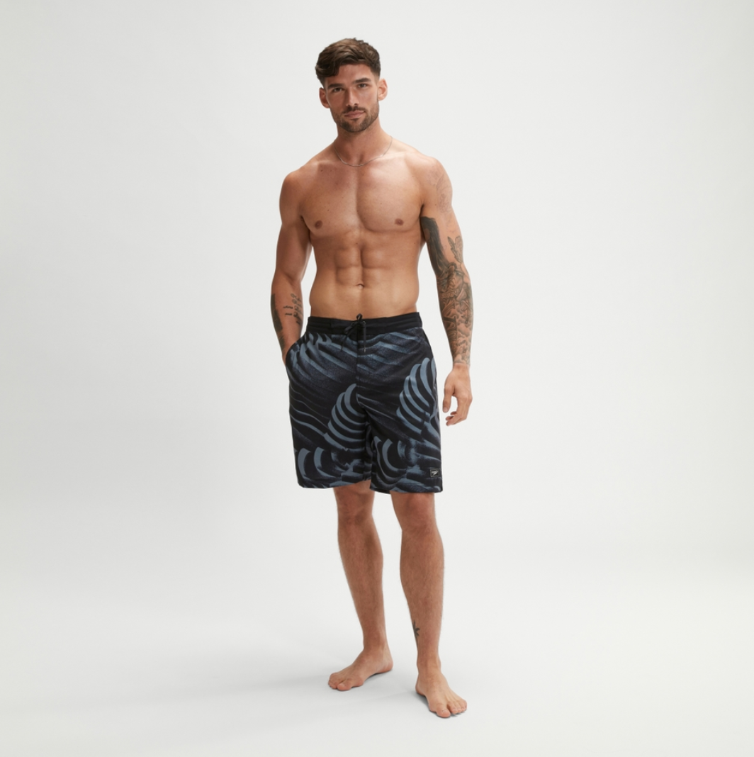 Speedo Printed Bondi Basin Boardshort 20" Grey
