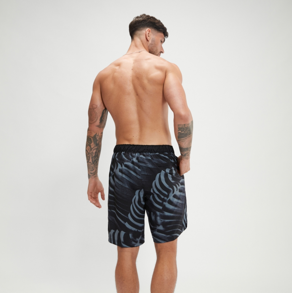 Speedo Printed Bondi Basin Boardshort 20" Grey