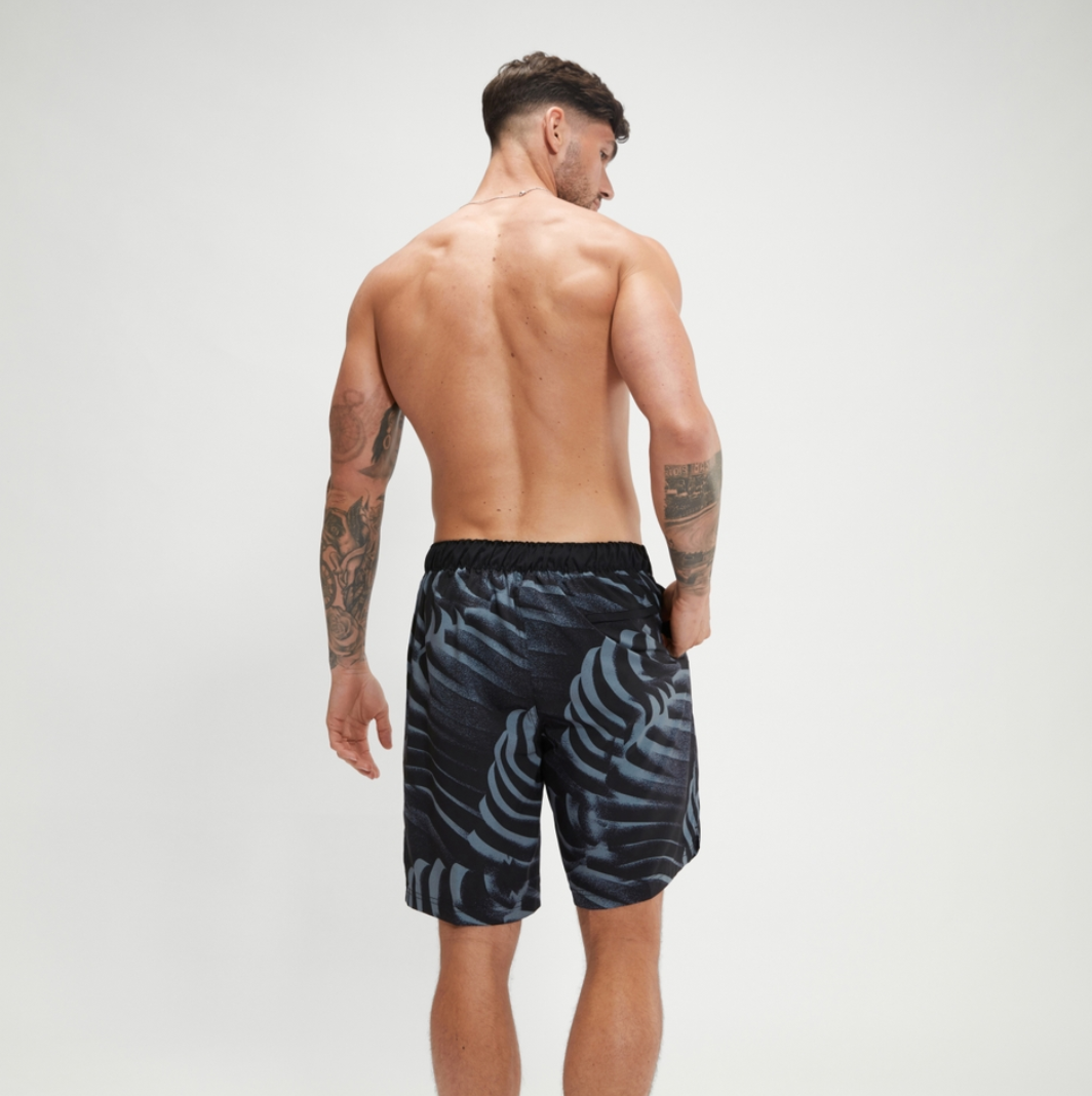 Speedo Printed Bondi Basin Boardshort 20" Grey