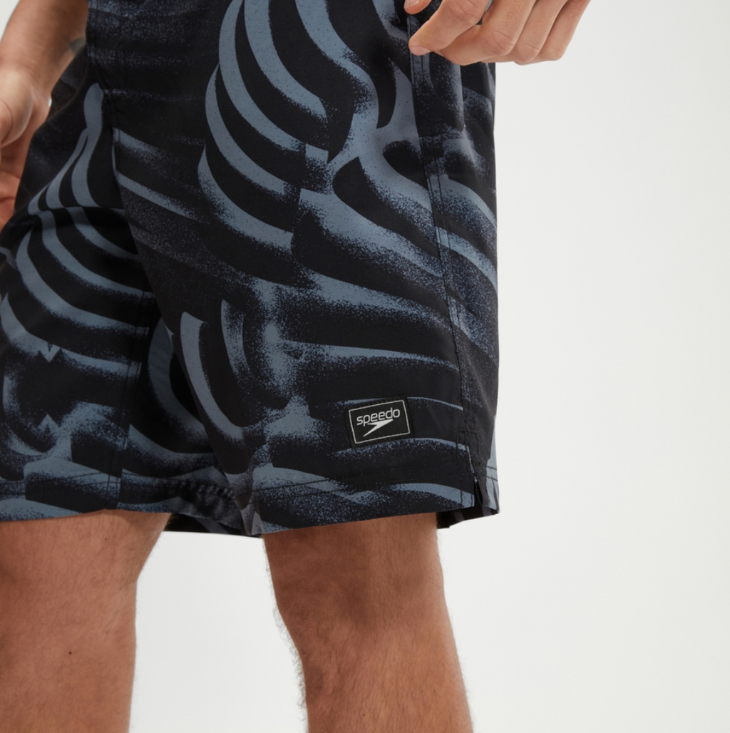 Speedo Printed Bondi Basin Boardshort 20" Grey