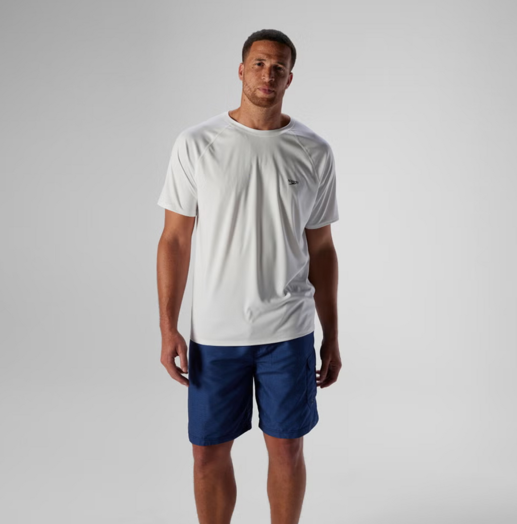 Speedo Men's New Easy Short Sleeve Swim Rashguard