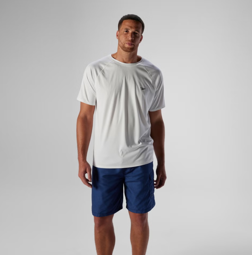 Speedo Men's New Easy Short Sleeve Swim Rashguard