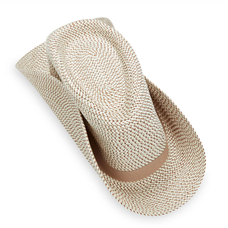 Wallaroo UPF Petite Charlie Fedora Ivory/Taupe